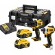 DeWALT DCK2062M2T Zestaw Combo DCD709 + DCF809 (18V, 2 x 4,0Ah) Walizka TSTAK