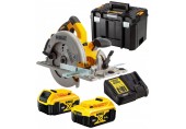 DeWALT DCS572P2 Aku Pilarka tarczowa 184mm XR 18V (2x5,0Ah) Tstak