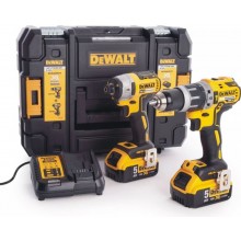DeWALT DCK266P2 Zestaw DCD796 + DCF887 +(18V/2x5,0Ah)+TSTAK