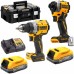 DeWALT DCK2051E2T Zestaw narzędzi (DCD800+DCF850+18v/2x1,7Ah PowerStack) Tstak