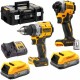 DeWALT DCK2051E2T Zestaw narzędzi (DCD800+DCF850+18v/2x1,7Ah PowerStack) Tstak