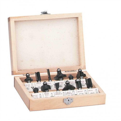 Einhell 12-częściowy zestaw frezów 4350199