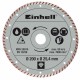 Einhell Tarcza diamentowa TURBO 200x25,4 mm do płytek 4301175