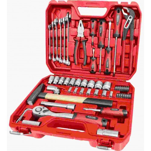 EXTOL PREMIUM Zestaw narzędzi 55szt, 1/4" a 1/2", 8818420 EXTOL PREMIUM Zestaw narzędzi 55szt, 1/4" a 1/2", 8818420