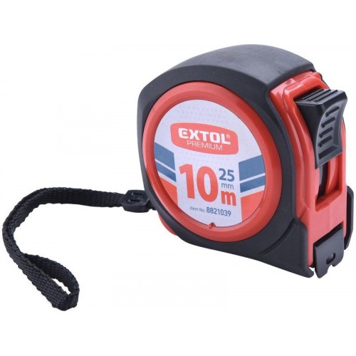 EXTOL PREMIUM Taśma miernicza, metr zwijany, 10m, 25mm 8821039