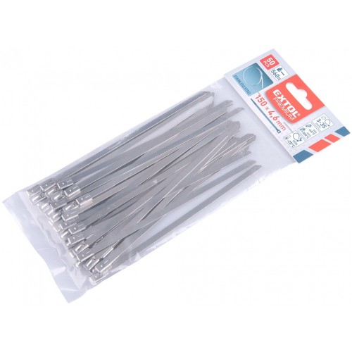 EXTOL PREMIUMopaski zaciskowe NEREZ, 150x4,6mm, 50ks 8856273 EXTOL PREMIUMopaski zaciskowe NEREZ, 150x4,6mm, 50ks 8856273