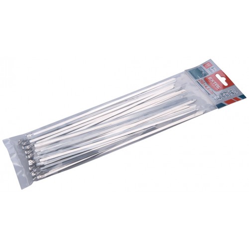 EXTOL PREMIUM stalowe opaski zaciskowe, 250x4,6mm, 50 szt 8856276