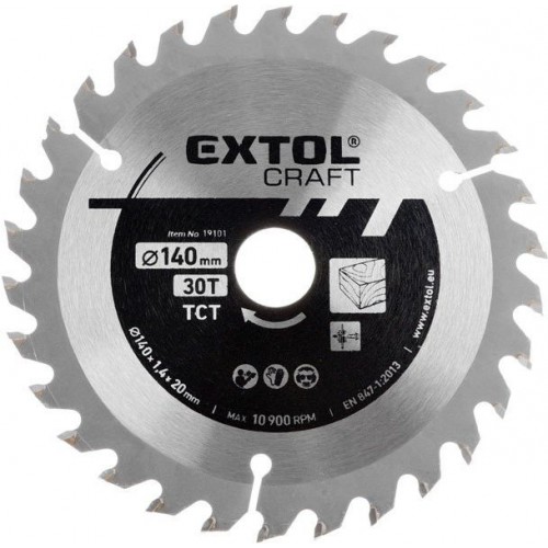 EXTOL CRAFT Tarcza do ciecia drewna - widiowa, 500x3,0x30mm 19125