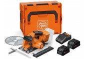 FEIN F-IRON Cut 57 AS Set Kompaktowa akumulatorowa ręczna pilarka (18V/2x8,0Ah) L-Boxx