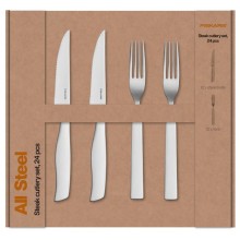 Fiskars Zestaw sztućców do steków 24szt 1071625