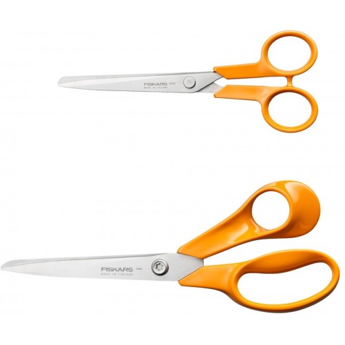 Fiskars Classic Zestaw nożyczek 21 cm + 16 cm 1082450 Fiskars Classic Zestaw nożyczek 21 cm + 16 cm 1082450