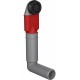 Franke Colorline ukryty przelew -czarny mat, okrągły 112.0734.782