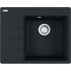 Franke Centro 611-62 TL, 620x500 mm, zlewozmywak, Fragranit+ Czarny mat 114.0633.124