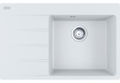 Franke Centro 611-78 TL, 780x500 mm, zlewozmywak, Fragranit+ Biały polarny 114.0633.137