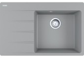 Franke Centro 611-78 TL, 780x500 mm, zlewozmywak, Fragranit+ Kamienny Szary 114.0633.141