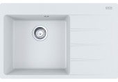 Franke Centro 611-78 TL, 780x500 mm, zlewozmywak, Fragranit+ Biały polarny 114.0633.144