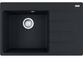 Franke Centro 611-78 TL, 780x500 mm, zlewozmywak, Fragranit+ Czarny mat 114.0633.145