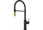 Franke FG 4768.504 MARIS STRIPES SEMI PRO Bateria kuchenna, mat. czarna/złota 115.0747.679