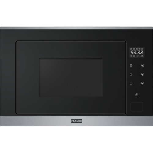 Franke Smart FSM 25 MW XS Kuchenka mikrofalowa, Stal szlachetna/Czarne szkło 131.0627.471
