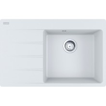 Franke Centro CN 611-78 TL, 780x500 mm, zlewozmywak, Fragranit, Biały polarny 114.0633.137