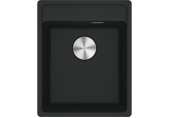 Franke Maris MRG 610-37 RTL, 410x510 mm, Zlewozmywak, Fragranit, Czarny mat 114.0661.775