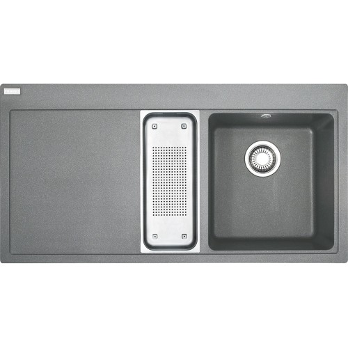 Franke Mythos MTG 651-100, zlewozmywak kamienny szary, prawy 114.0150.029