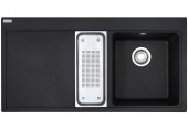 Franke MYTHOS MTG 651-100, zlewozmywak onyx prawy 114.0158.643
