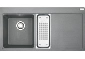 Franke Mythos MTG 651-100, zlewozmywak kamienny szary, lewy 114.0150.022