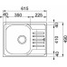 Franke Polar PXN 611-60, 615x490 mm, zlewozmywak, Stal szlachetna 101.0251.239