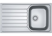 OUTLET!! Franke Spark SKX 611-86, 860x500 mm, stal szlachetna jedwab 101.0331.024