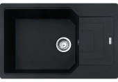Franke Urban UBG 611-78 XL, 780 x 500 mm, zlewozmywak Fragranit+ Czarny mat 114.0633.178