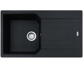 Franke Urban UBG 611-86, 860x500 mm, Fragranit zlewozmywak, Czarny mat 114.0633.176
