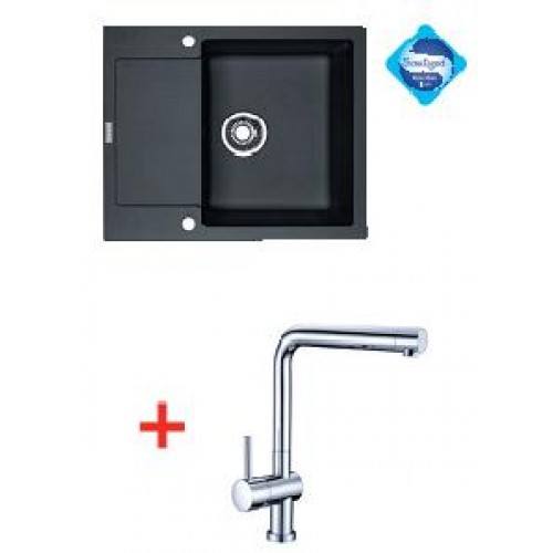 Franke SET G7 zlewozmywak MRG 611-62 grafit + bateria kuchenna Samoa