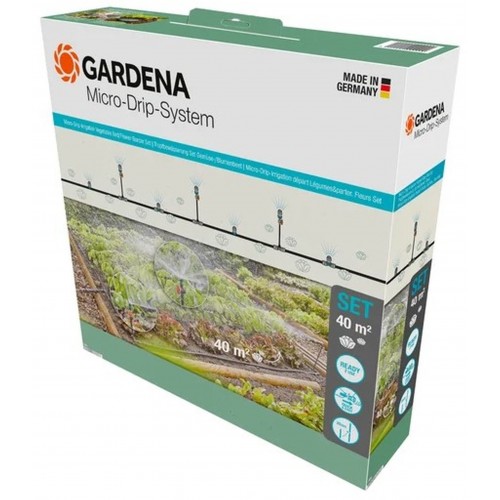 Gardena Micro-Drip-System zestaw startowy do grządek/obrzeży 40 m2 13450-20 Gardena Micro-Drip-System zestaw startowy do grządek/obrzeży 40 m2 13450-20