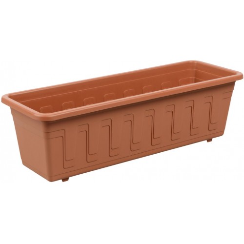 PLASTKON Doniczka balkonowa Garden 80 cm terakota