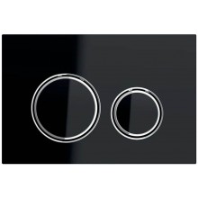 Geberit Sigma21 przycisk spłukujący, czarne szkło / błyszczący chrom 115.884.SJ.1