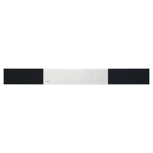 ALCAPLAST GLASS Ruszt do odpływu liniowego APZ6 szkło czarne/ nierdzewny mat GP1204-750