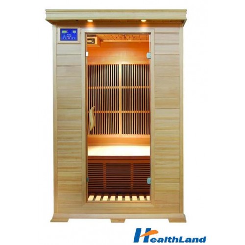 DeLuxe Infrasauna, sauna 2 – osobowa na podczerwień 2002 promienniki węglowe CARBON DL2002
