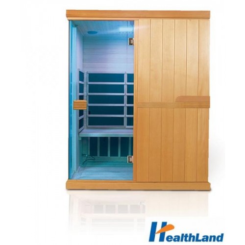 DeLuxe Infrasauna 3 osobowa 3300 CARBON promienniki węglowe, terapia kolorami DL3300CARBT