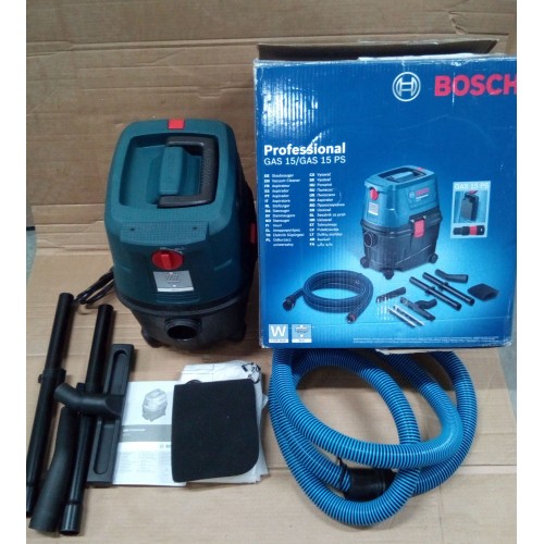 PRZECENA!!!BOSCH GAS 15 Odkurzacz uniwersalny 06019E5000-UŻYWANY!!!