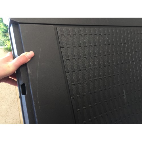 PRZECENA!!! PROSPERPLAST BOXE RATO Skrzynka ogrodowa 119x48x60cm 310L umbra MBR310