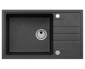 ALVEUS INTERMEZZO 130 Zlewozmywak granitowy, 780 x 480 mm, czarny