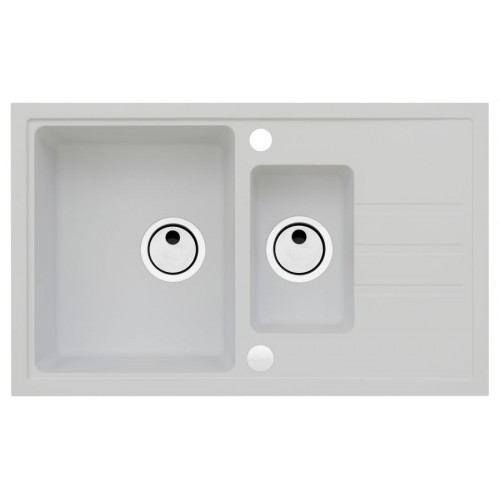 ALVEUS INTERMEZZO 70 Zlewozmywak granitowy, 780 x 480 mm, biały ALVEUS INTERMEZZO 70 Zlewozmywak granitowy, 780 x 480 mm, biały