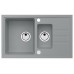 ALVEUS INTERMEZZO 70 Zlewozmywak granitowy, 780 x 480 mm, beton