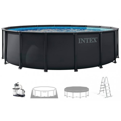 INTEX Ultra XTR Frame Zestaw basenowy 488 x 122 cm z systemem filtracji 220–240 V 26326ND INTEX Ultra XTR Frame Zestaw basenowy 488 x 122 cm z systemem filtracji 220–240 V 26326ND