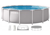 INTEX PRISM FRAME Okrągły basen 427 × 107 cm z filtrem kartuszowym 220–240V 26720ND