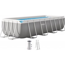 INTEX PRISM FRAME Basen prostokątny 400 × 200 × 100 cm z filtrem kartuszowym 12V 26788GN