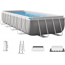 INTEX PRISM FRAME Basen prostokątny 488 × 244 × 107 cm z filtracją 220–240V 26792NP