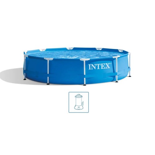 INTEX METAL FRAME Basen 305 × 76 cm z filtracją 12V 28202GN INTEX METAL FRAME Basen 305 × 76 cm z filtracją 12V 28202GN