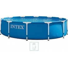 INTEX METAL FRAME Basen 366 x 76 cm z pompą filtrującą 220–240 V 28212NP